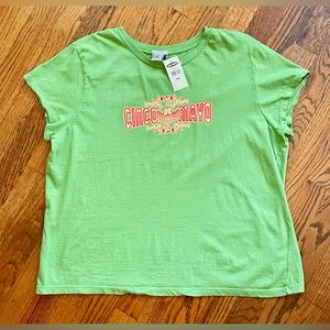 NWT Old Navy Women’s Cinco de Mayo Graphic Tee XXL